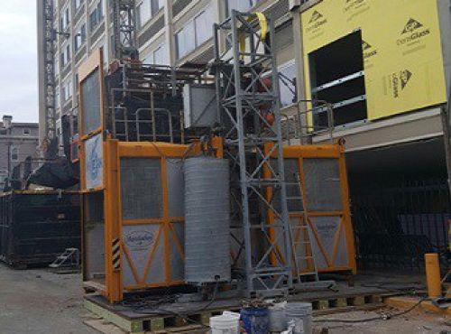 Строительный лифт подъемник