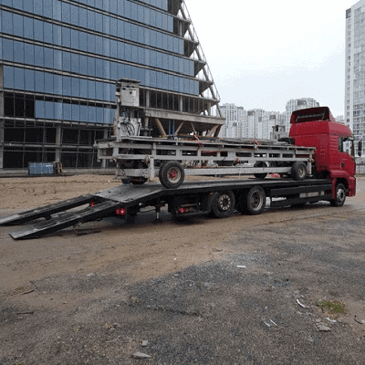 Платформа двухмачтового подъемника